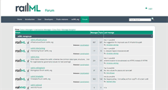 Desktop Screenshot of forum.railml.org