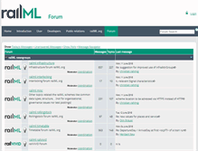 Tablet Screenshot of forum.railml.org